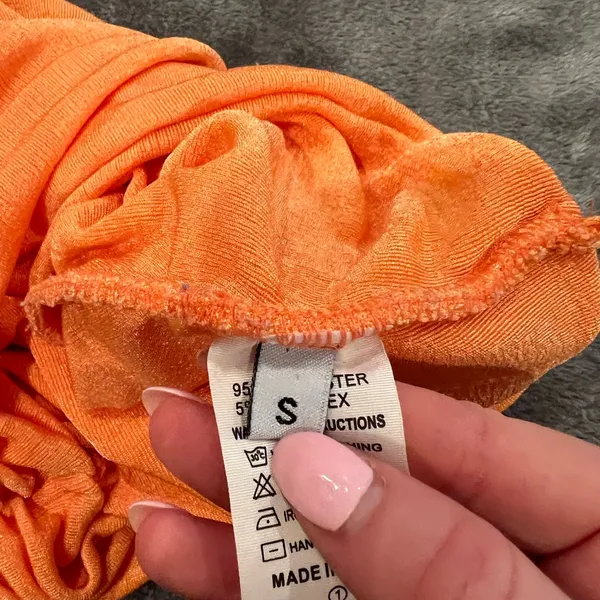 Princess Polly Vibrant Orange Women's Crop Top - Image 3