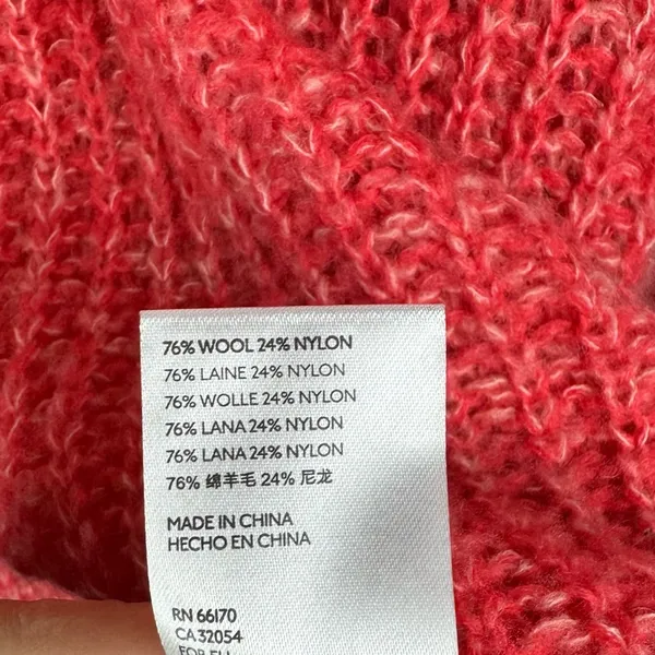 Anthropologie Honore Ribbed Knit Pullover Sweater Sz Medium Wool Blend - Image 12