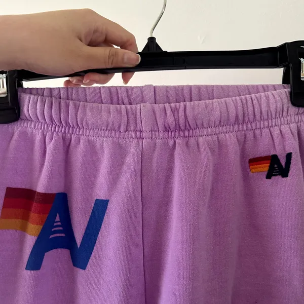 Aviator Nation Purple An Sweatpants Size XS - Image 6