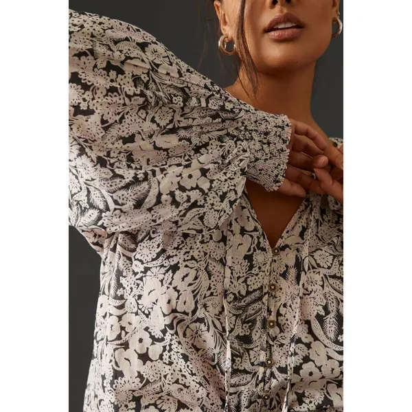 ✨By Anthropologie Peasant Sz XS Blouse✨ - Image 8