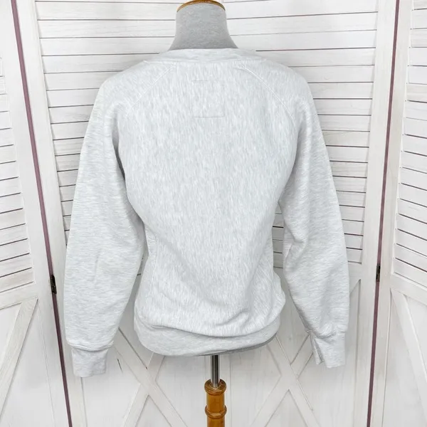 Pro Edge Campus Naval Academy Reverse Weave‎ Sweatshirt Light Grey Medium Gray - Image 4