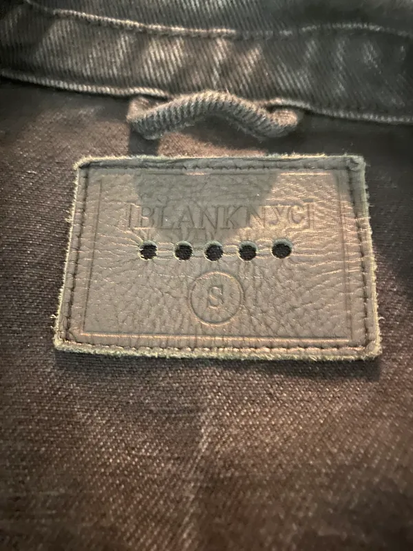 BLANK NYC Black Denim Jacket - Image 3