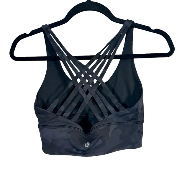 Lululemon Free To Be Moved BraIn Incognito Camo Multi Grey W2BJAS - Image 7