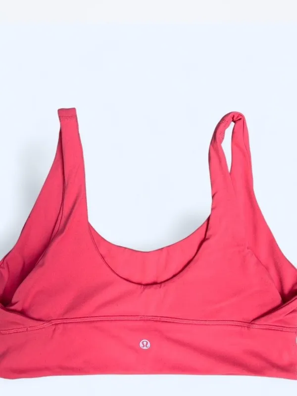 Lululemon Align V Neck Light Support Desert Red Yoga Pilates Gym Activewear 12 - Image 3