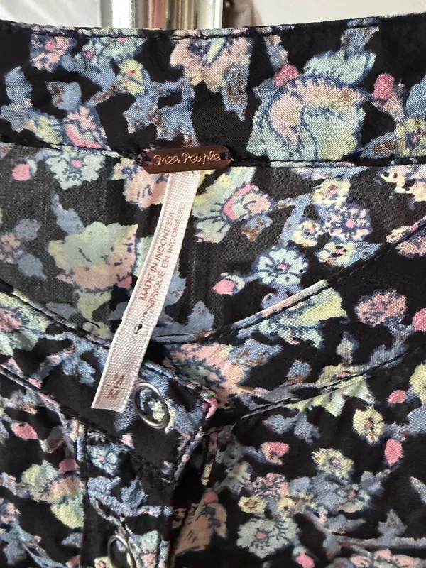 Free People Floral Blouse - Image 3