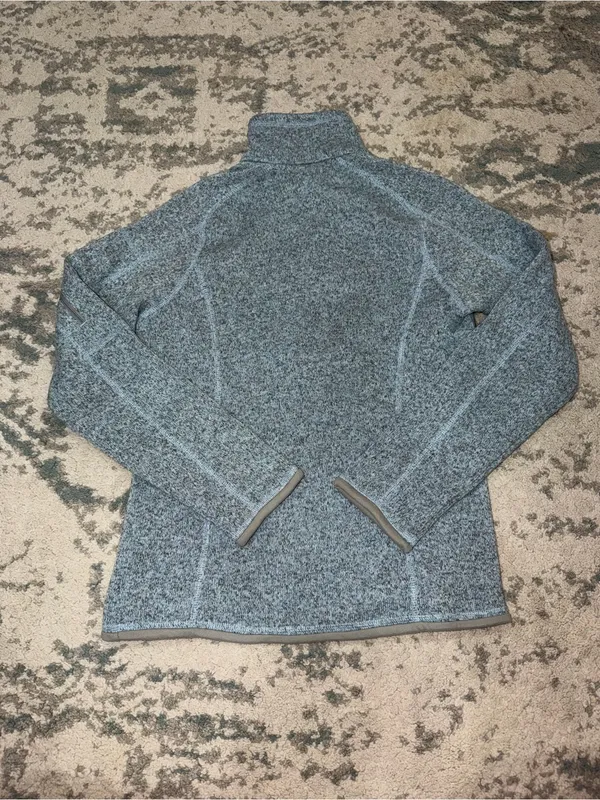Patagonia Better Sweater 1/4 Zip Fleece Pullover Blue Gray Small - Image 2