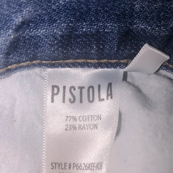 PISTOLA distressed jeans size 26 - Image 4