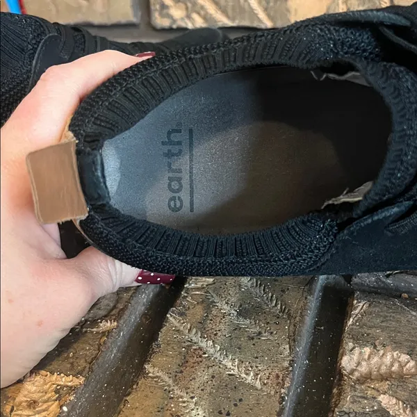 Earth Desire‎ Flow Women’s Black & Tan Slip On Sneakers Size 8 - Image 10
