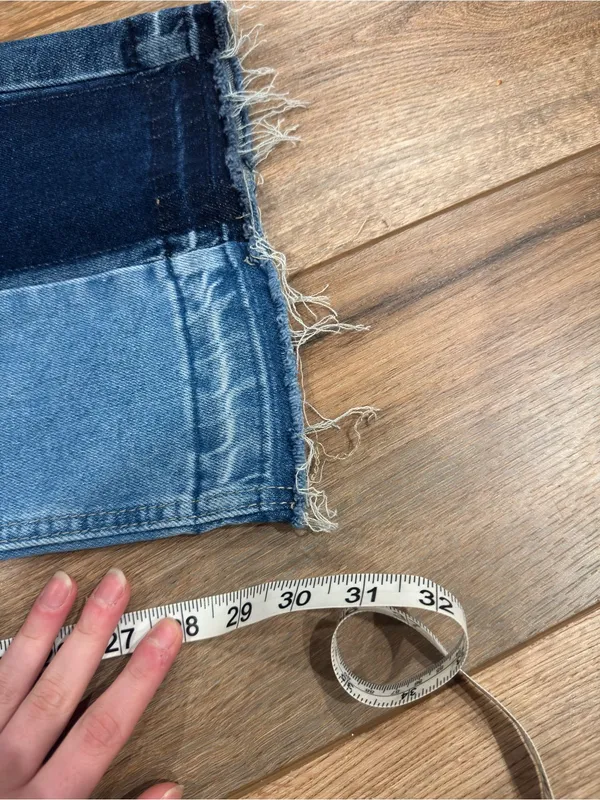 LOVE CULT Retro Chic Faded Patchwork High-rise Wide Leg Jeans | Size 3 - Image 6