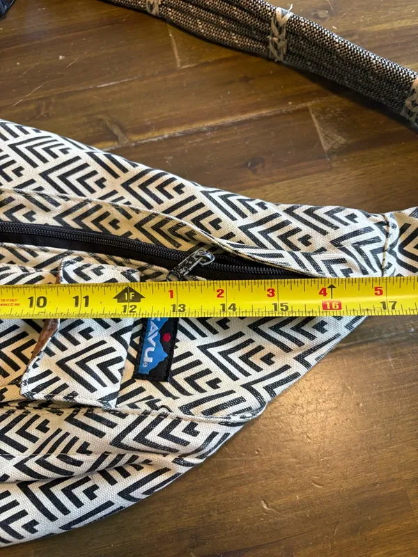 Kavu Canvas Sling Crossbody Active Bag Printed Outdoor Hike Rope Print Aztec - Image 7