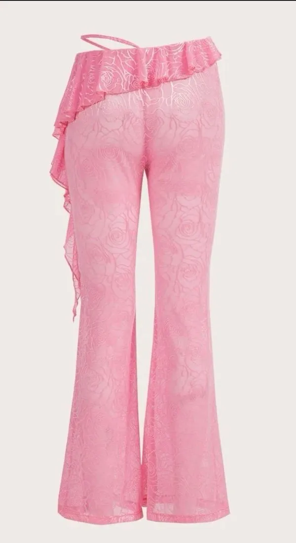 Swimsuit coverup Flare see through pants🤩 - Image 6