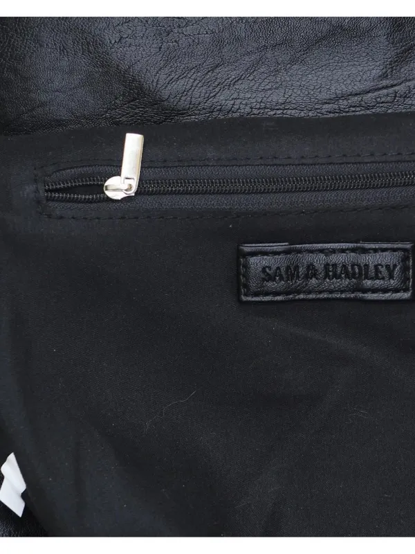 Sam & Hadley Womens Square Flap Adjustable Crossbody Shoulder Bag Black One Size - Image 6