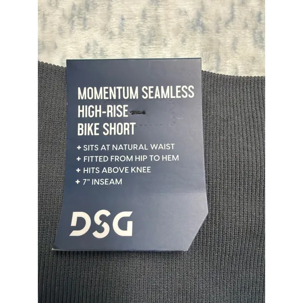 DSG‎ Momentum Seamless High-Rise Bike Shorts Graphic Charcoal XL NWT - Image 5