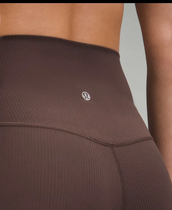 Lululemon Align™ High-Rise Ribbed Pant 28" Size 2 Espresso - Image 5