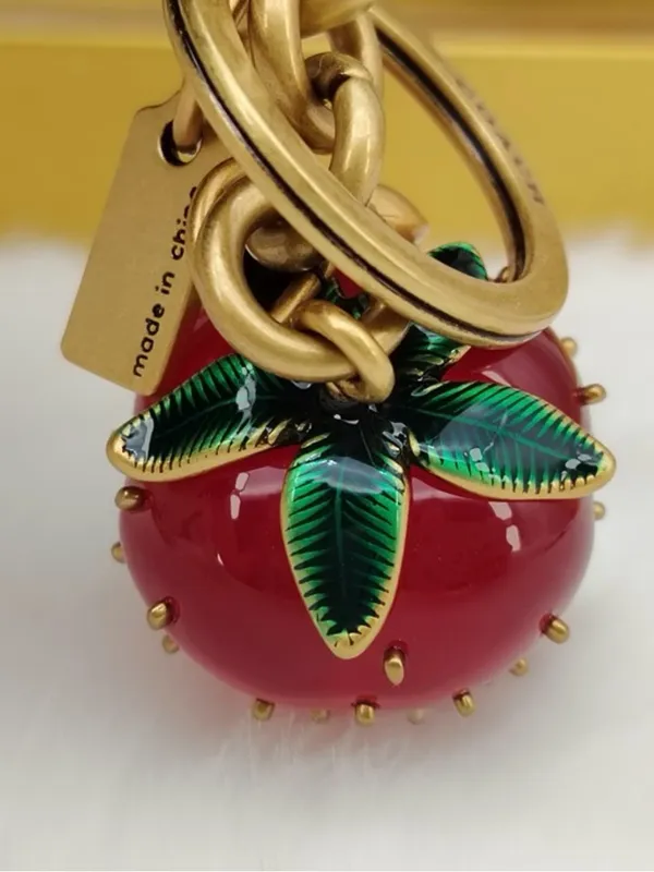 Coach Strawberry Bag Charm - Image 2