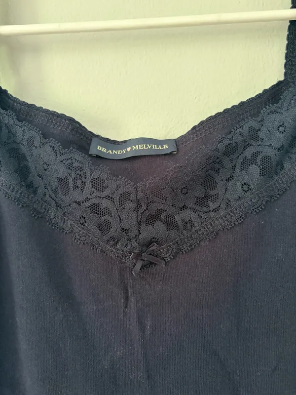 Brandy Melville Tank Top Lace - Image 3