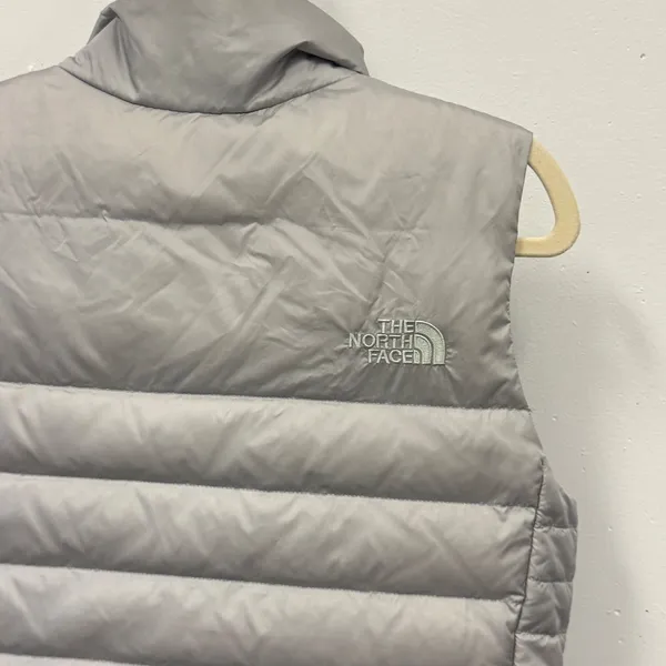 The North Face Womens Aconcagua 3 Vest Down Feather Light Gray Medium Athleisure - Image 7