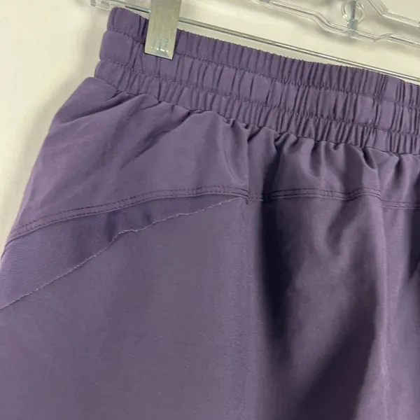 Halara NWT Drawstring Contrast Flowy Mesh 2-in-1 Shorts Purple Size Small S NEW - Image 13