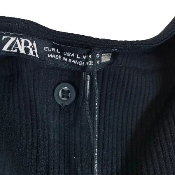 Zara Off the Shoulder Puff Sleeve Corset Top Size L NWT - Image 7