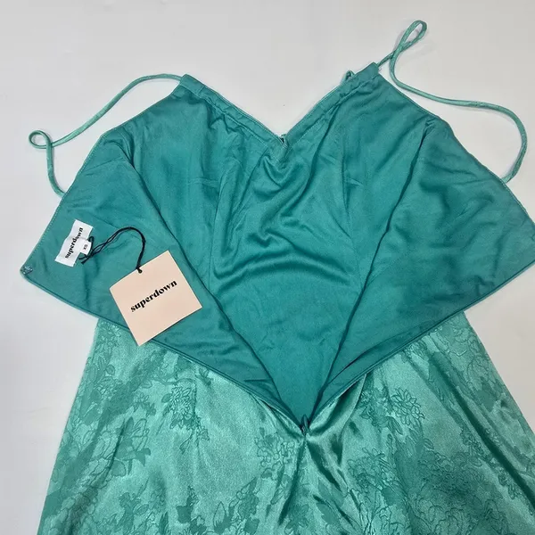 Superdown Andy Mini Dress in Teal XS - Image 11