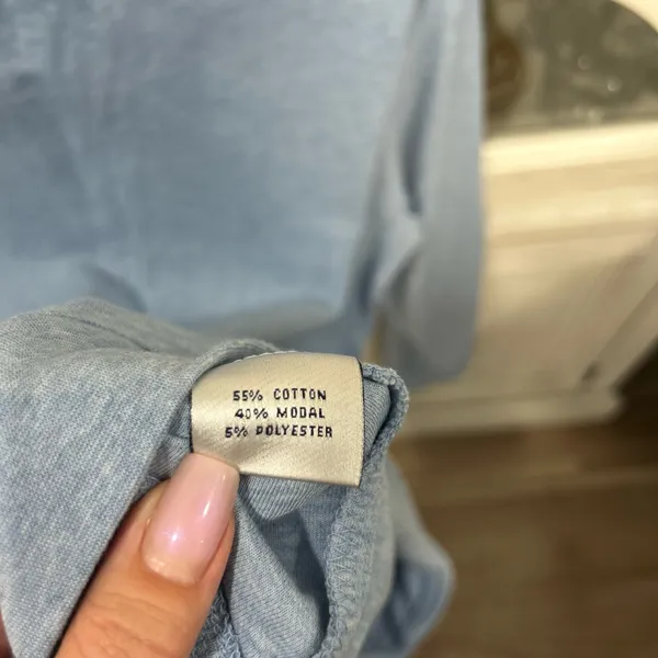 Peter Millar Crown Comfort Quarter Zip Pullover Blue Jonive Logo Men’s Medium - Image 5
