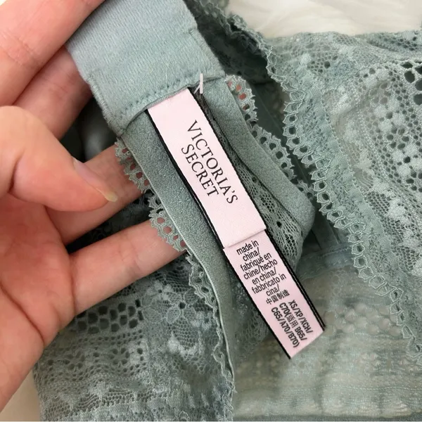 Victoria’s Secret Green Lace Bralette Size XS - Image 5