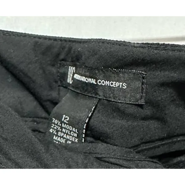INC International Concepts Black Pants Size 12‎ - Image 4