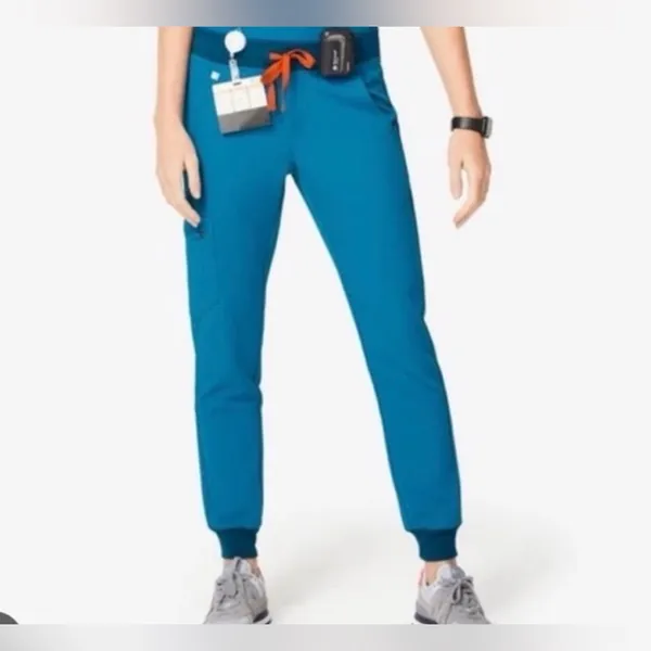 Figs High Waisted Zamora Jogger Limited Edition Alp Blue (Size XS) - Image 2
