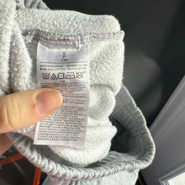Old Navy SoComfy Wide‎ Leg Sweatpants Heather Gray Fleece High Rise Small - Image 8