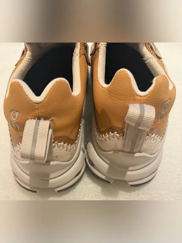 Women’s On cloud Tan Athletic Casual Shoes - Swiss Engineering Detail - Image 6