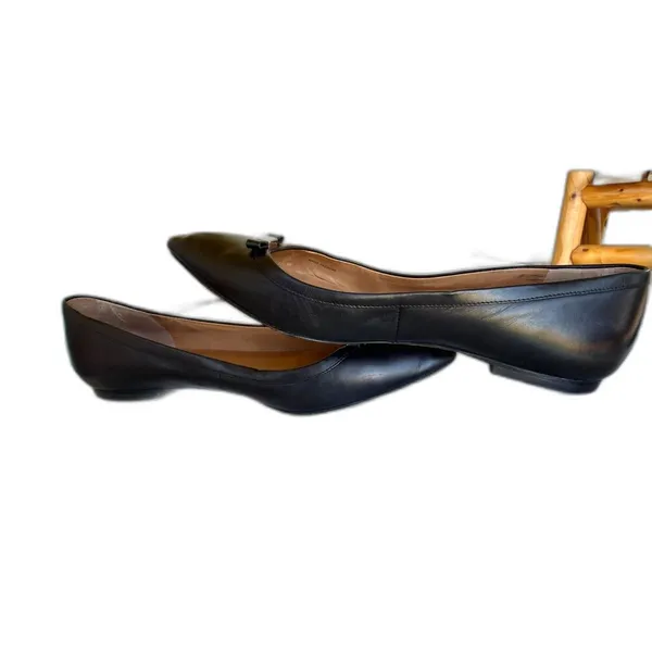 Marc by Marc Jacobs Pointed Toe Bow Flats Black Size US 7.5 EU 38 - Image 3