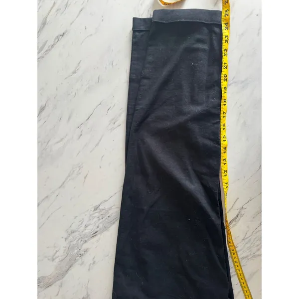 J.Crew‎ Womens Pants Black Linen Cotton Blend Drawstring Basic Lightweight Size 4 - Image 5