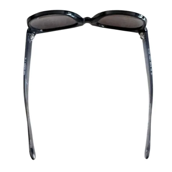 Tory Burch Black Cat-Eye Sunglasses TY7123 w/ Case & Pouch - Image 6
