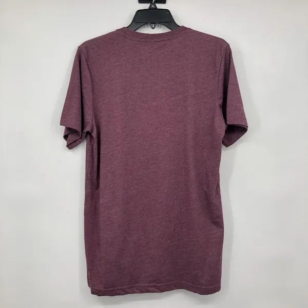 Canvas I ❤️Farm Boys Womens M Used Burgundy Heathered - Image 2