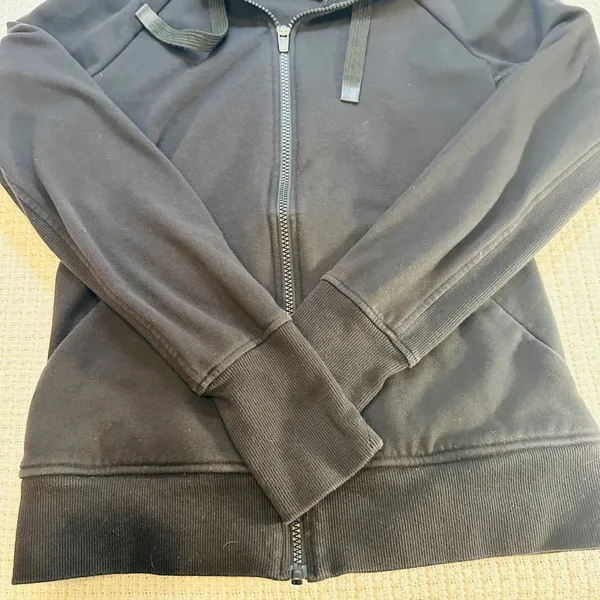 Athleta Black Full Zip Hoodie Jacket Athletic Workout Athleisure Size S - Image 8