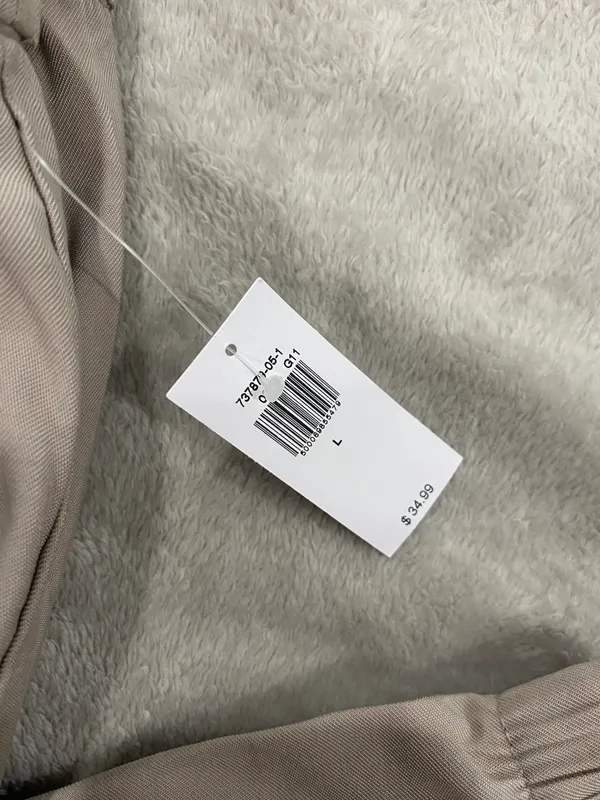 Nwt High-Waisted Twill Jogger Pants Size Large - Image 14