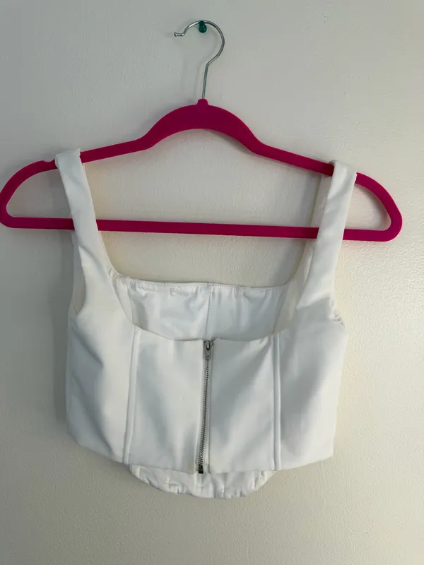 Edikted Top Corset White - Image 2