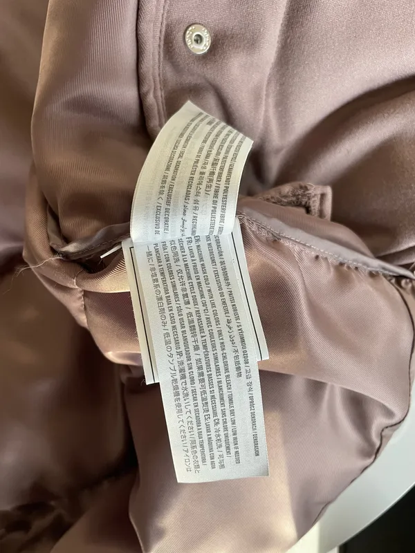 Abercrombie &Fitch Women Padded Jacket Small Loose fit brown pit to pit 24in - Image 5