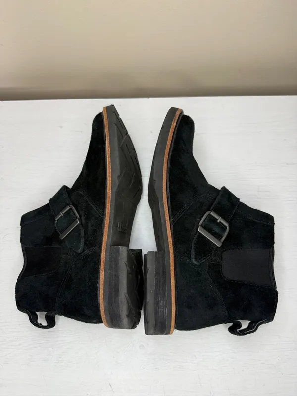 LLBean Old Port Black Suede Ankle Boot Sz 8 - Image 10