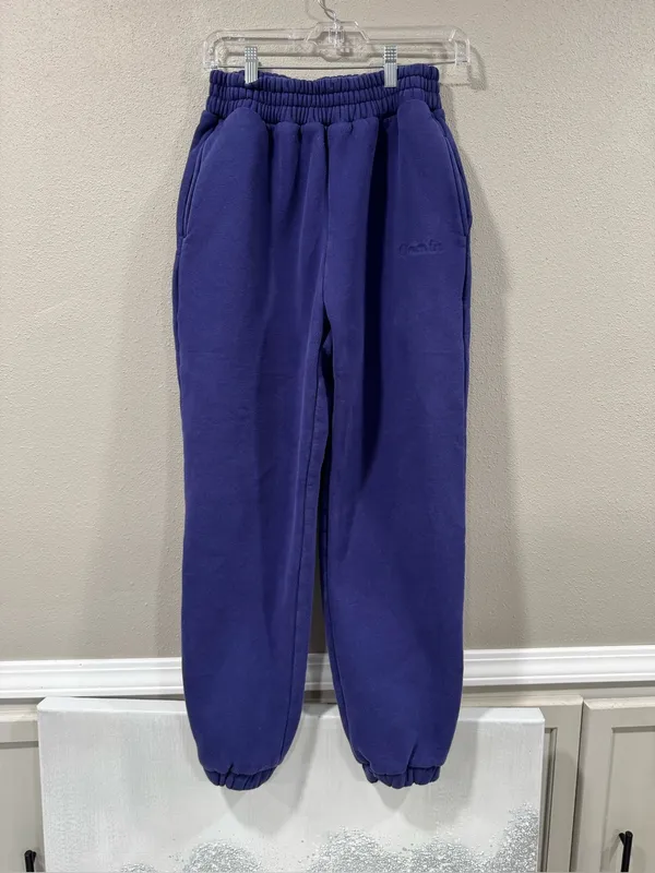 Comfrt Signature Sweatpants Indigo Purple Size M - Image 4