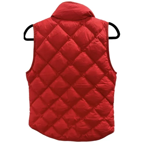 J Crew quilted down puffer vest. Size Small - Image 4