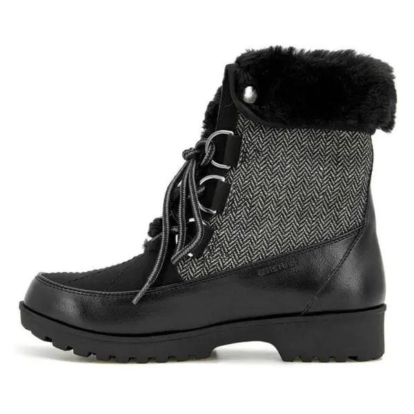 JBU Women’s Boots Size 6‎ Black Memory Foam Waterproof Warm Winter Faux Fur NWT - Image 4