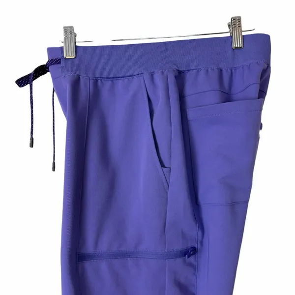 Fabletics Cargo Jogger Scrubs Slim Fit Orchid Purple Women’s Size Small Tall - Image 5