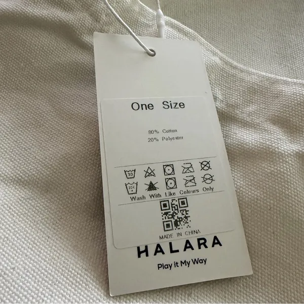 Halara Play It‎ My Way Canvas Tote NWT - Image 4