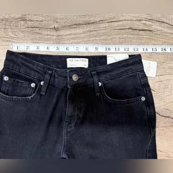 We‎ The Free Emre Flare Jeans in black size 26 NWT - Image 10