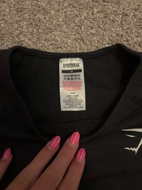 Gymshark Long Sleeve Crop Top - Image 2