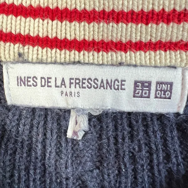 Uniqlo x Ines de la‎ Fressange Sweater Cable Knit Preppy Casual - Image 3