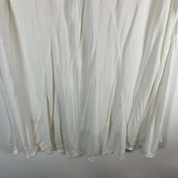 Free People Intimately Ivory Lace Smocked V-Neck High Low Sleeveless Top Romance - Image 8