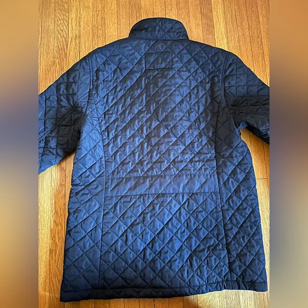Land's End Women's Quilted Jacket Black, Size Small Size 6-8, Full Zip - Image 9