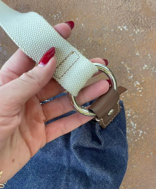 Gap Y2K  denim mini hobo shoulder bag - Image 3